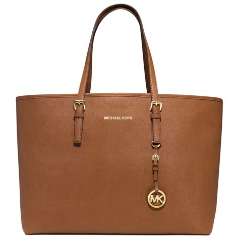 michael kors brown tote bag uk|Michael Kors brown leather handbag.